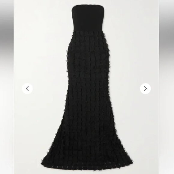 REBECCA VALLANCE Cherie Amour Strapless Crystal Gown - Picture 2 of 4